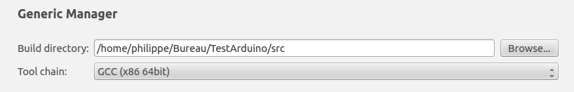 Set generic manager in Qt Creator