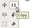 The copy icon