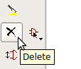 The delete icon