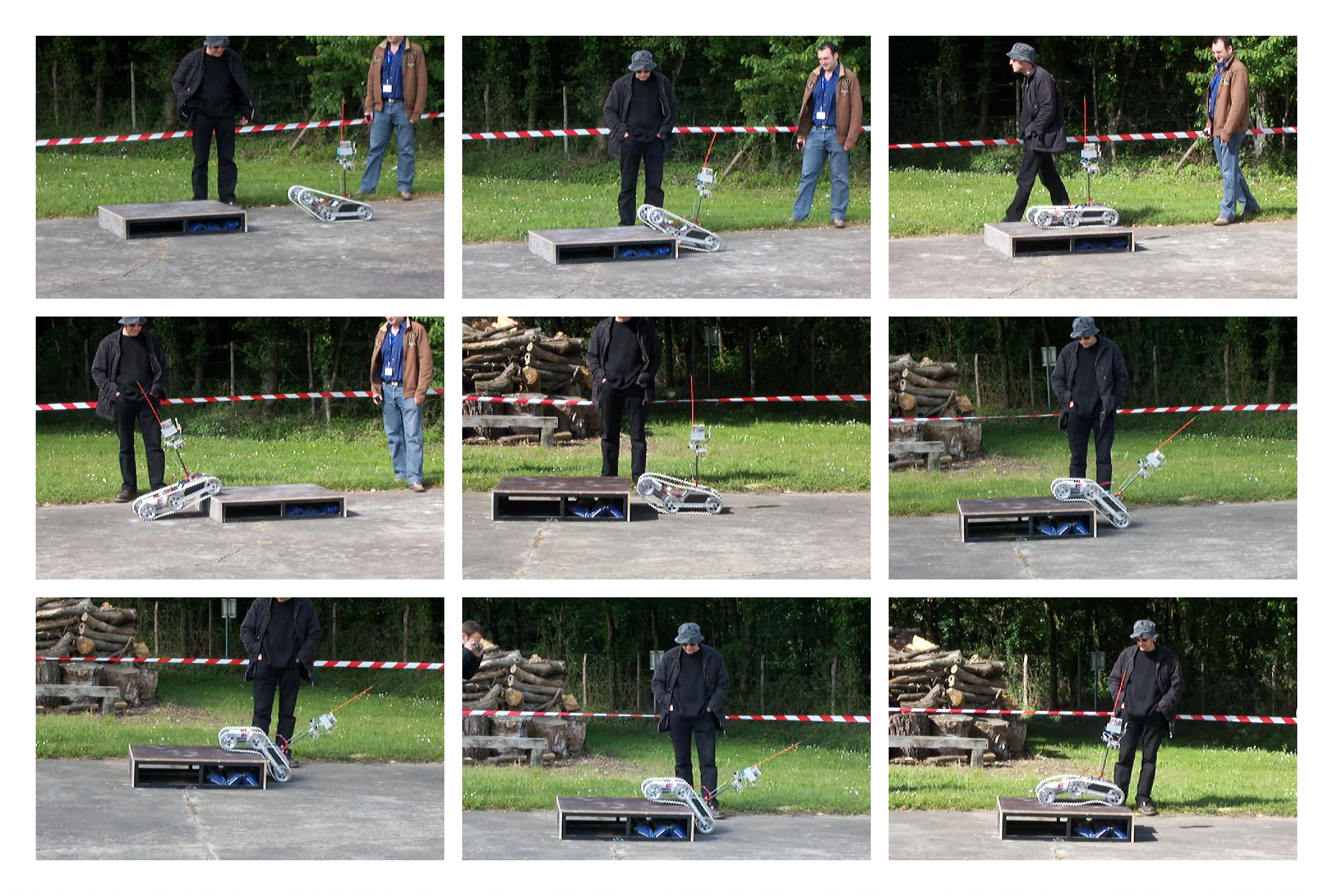 B2P2 climbing a curb