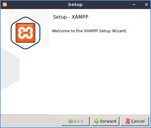 XAMPP installer setup