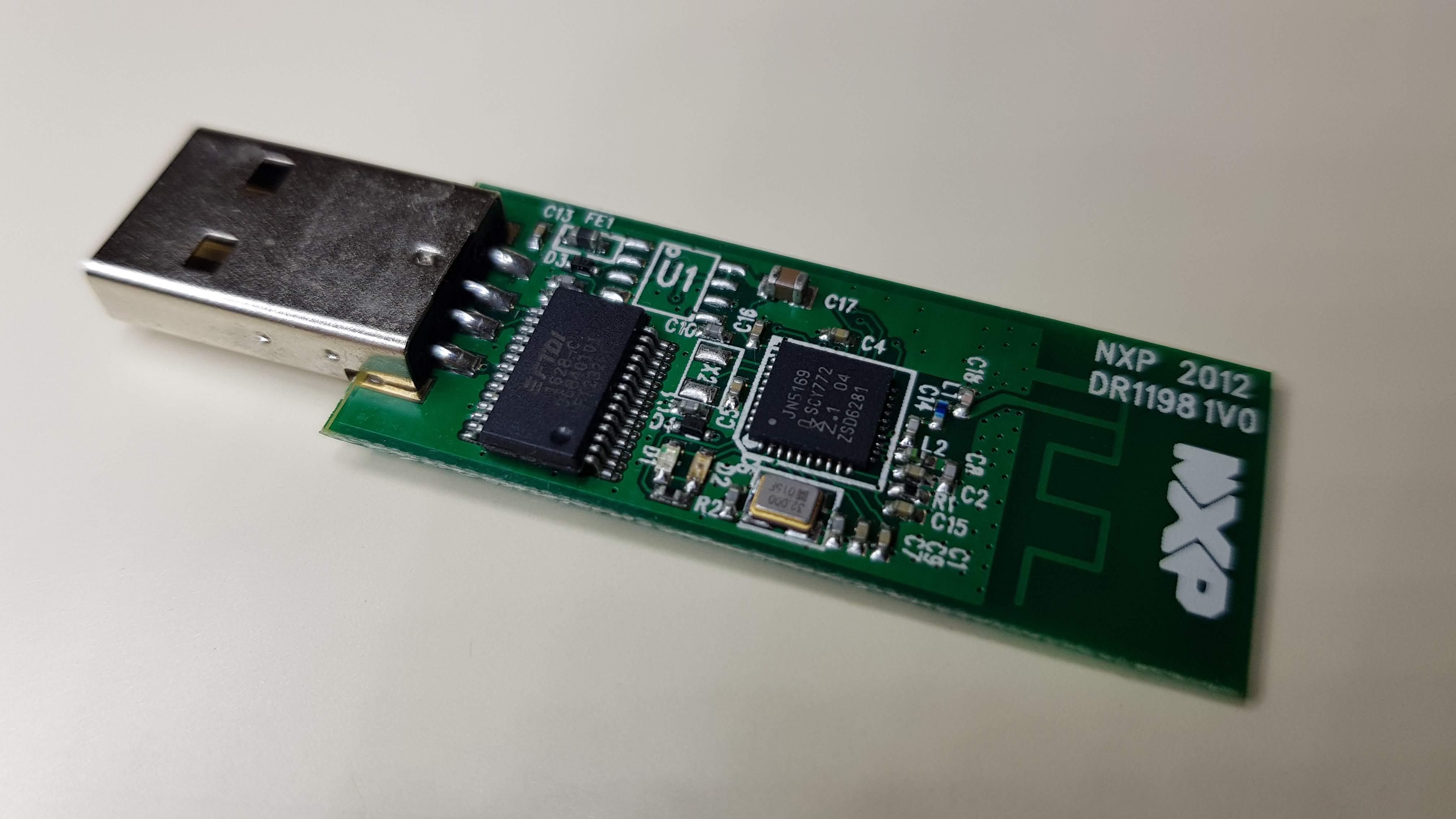 Overview of the NXP OM15020 USB DONGLE, JN5169 module