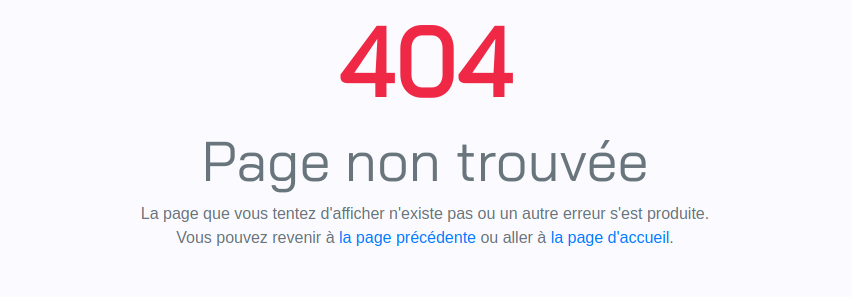 Page d'erreur personnalisée pour CodeIgniter