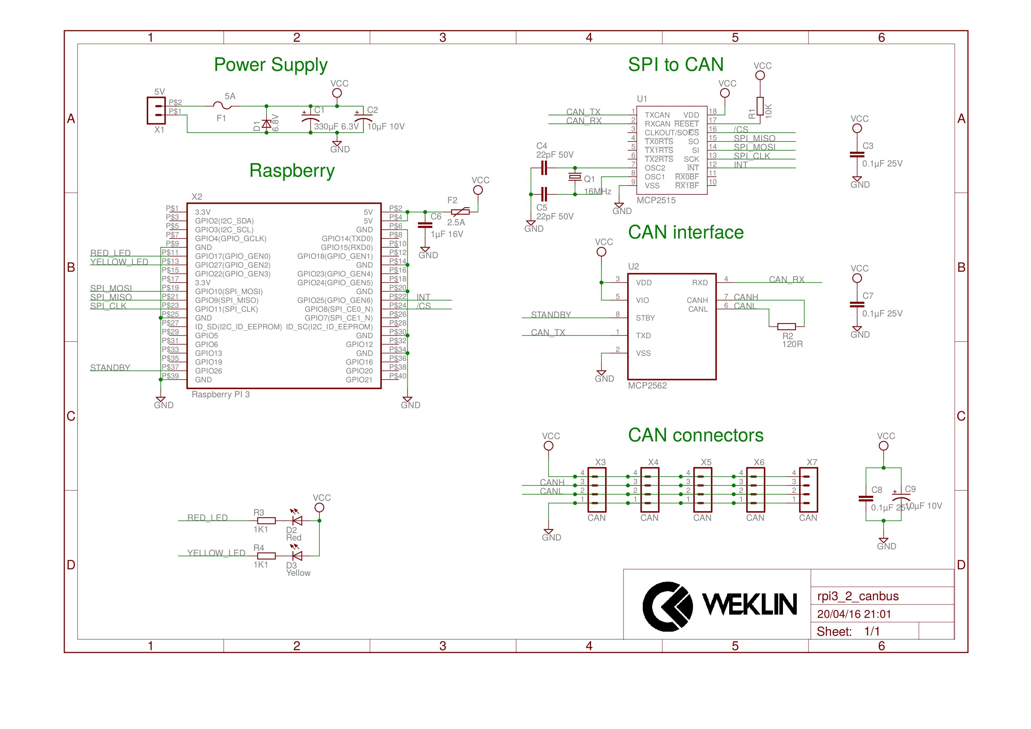 Shield bus CAN pour Raspberry Pi 3 Le blog de Lulu