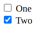 Cases à cocher native du HTML dans Google Chrome